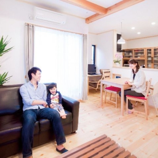 ナチュラルなリビング