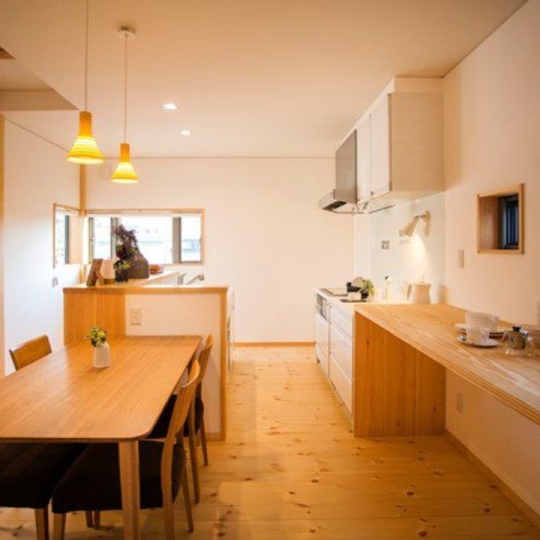 ナチュラルなキッチン・ダイニング