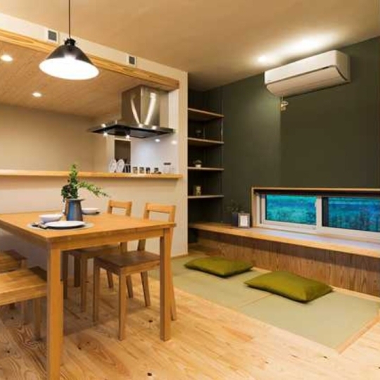 ナチュラルなキッチン・ダイニング