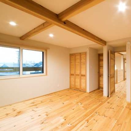 ナチュラルな寝室・こども部屋