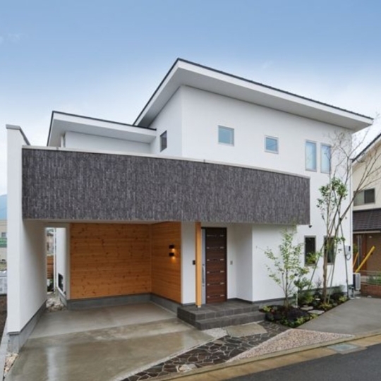 シンプルモダンな外観